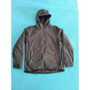 Warroad Hoodie Jacket Men Medium Black Full Zip Hybrid Hooded Tech Hockey Co